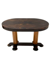 Art Deco Oval Center Table by Gebroeders Reens, 1930s